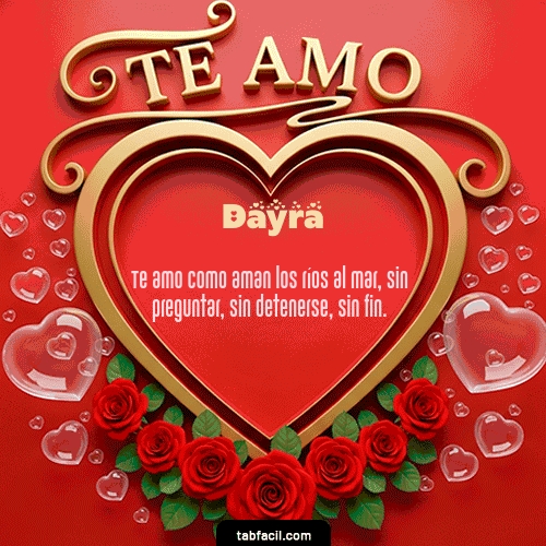 GIF de Dayra - Te Amo