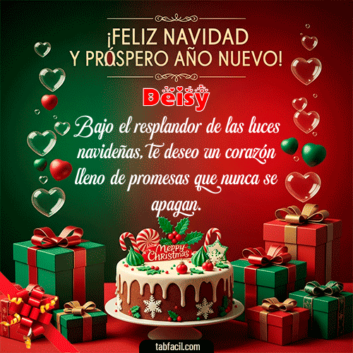GIF de Deisy - Feliz Navidad y Próspero Año Nuevo