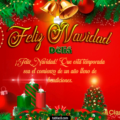 GIF de Delia - Feliz Navidad