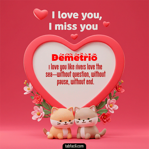 Feliz Dia Amor Demetrio GIF