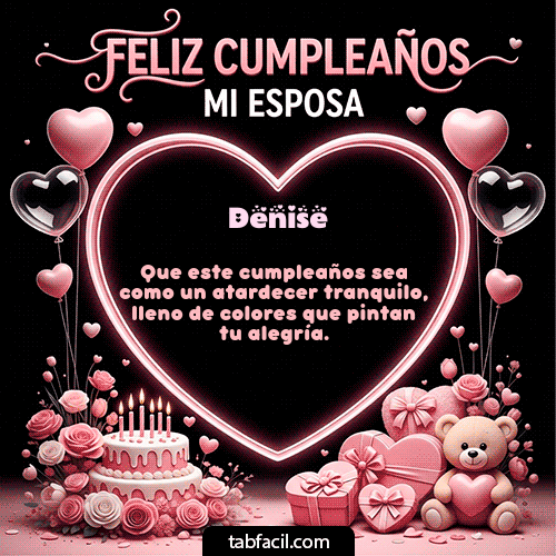 Feliz Cumpleaños Denise GIF