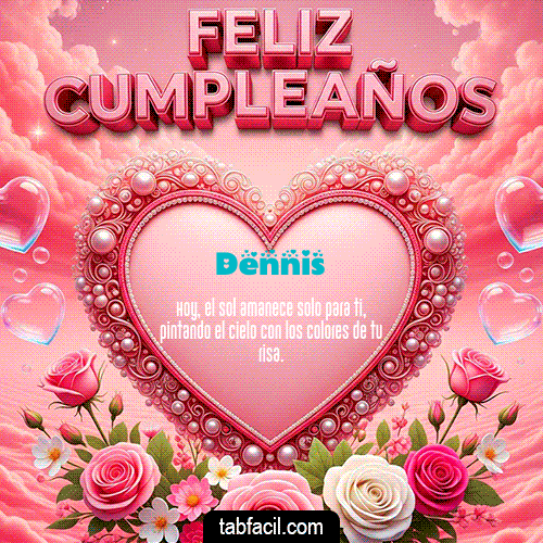 Feliz Cumpleaños Dennis GIF