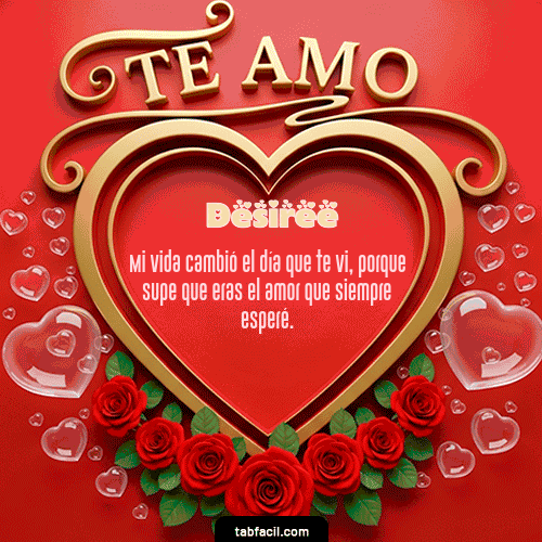 Feliz Dia Amor Desiree GIF