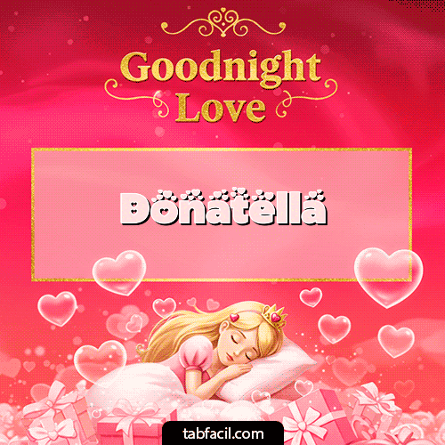 Buenas Noches Donatella GIF