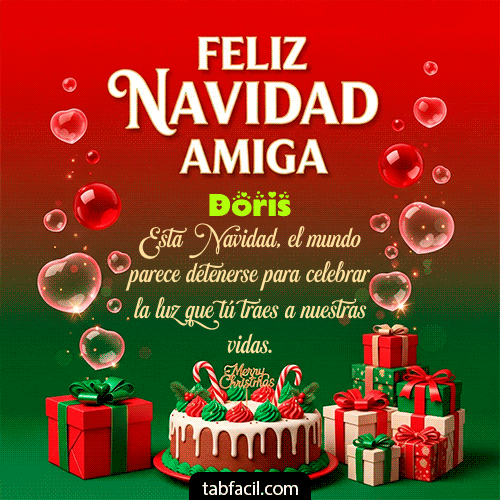 Ver GIF de Feliz Navidad Amiga GIF de Doris - Feliz Navidad Amiga