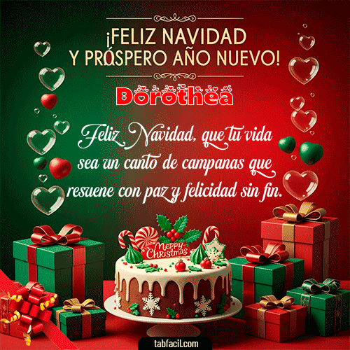 Feliz Navidad Dorothea GIF