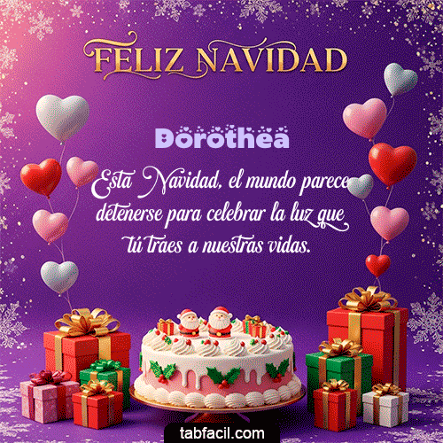 Feliz Navidad Dorothea GIF