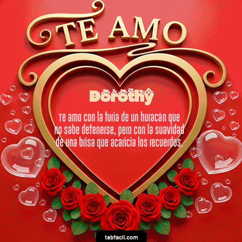 GIF de Dorothy - Te Amo