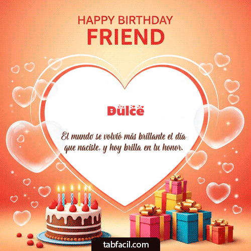 Feliz Cumpleaños Dulce GIF