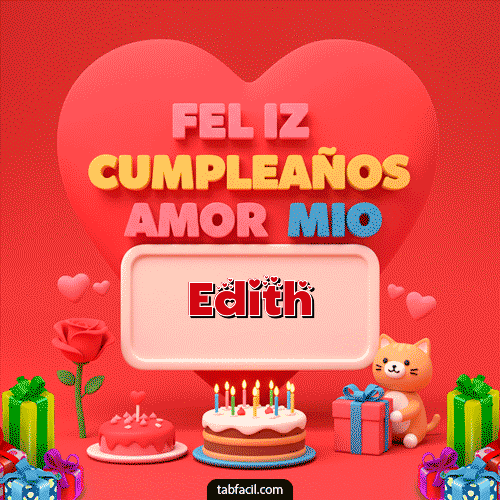 Ver GIF de 💖 Feliz Cumpleaños Amor Mio GIF de Edith - 💖 Feliz Cumpleaños Amor Mio