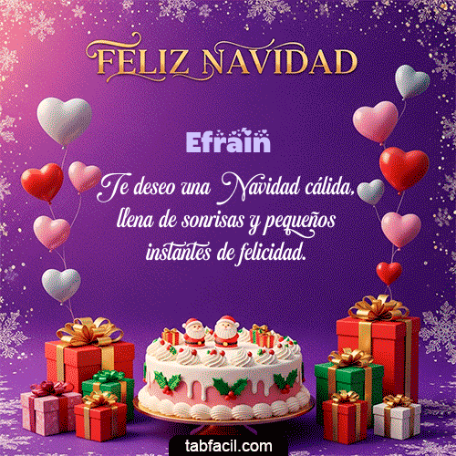 Feliz Navidad Efraín GIF