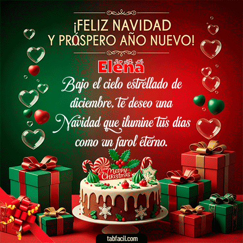 Ver GIF de Feliz Navidad y Próspero Año Nuevo GIF de Elena - Feliz Navidad y Próspero Año Nuevo