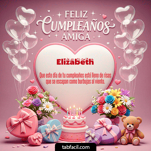Feliz Cumpleaños Elizabeth GIF