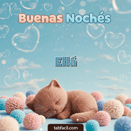 Buenas Noches Ella GIF