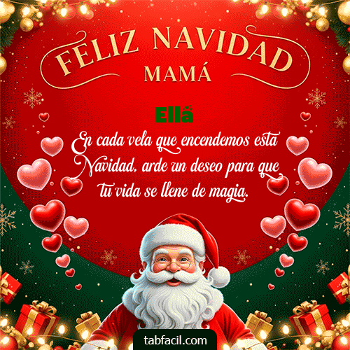 Feliz Navidad Ella GIF
