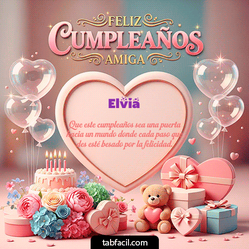 Feliz Cumpleaños Elvia GIF