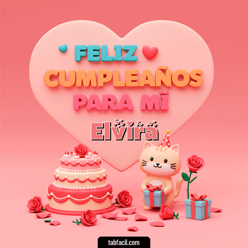 GIF de Elvira - 🕯️ Feliz Cumpleaños para mí