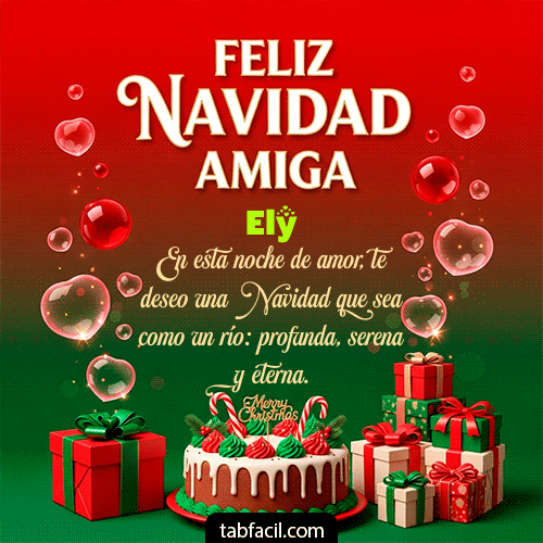Feliz Navidad Ely GIF