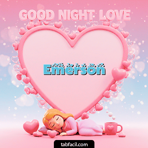 GIF de Emerson - Good Night Love