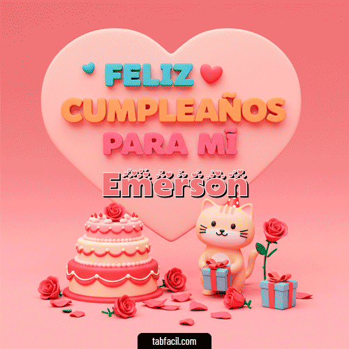 Feliz Cumpleaños Emerson GIF