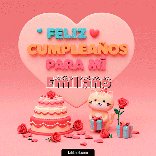 Feliz Cumpleaños Emiliano GIF