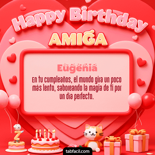 Feliz Cumpleaños Eugenia GIF