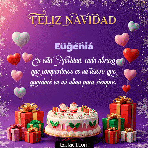 GIF Animado de Feliz Navidad para Eugenia - 🎅 Merry Christmas