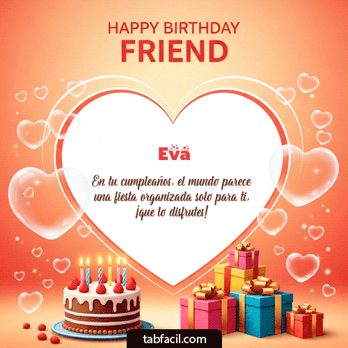 Feliz Cumpleaños Eva GIF