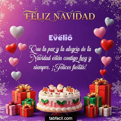 Feliz Navidad Evelio GIF