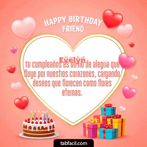 Feliz Cumpleaños Evelyn GIF