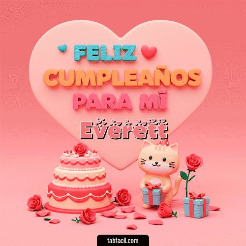 Feliz Cumpleaños Everett GIF