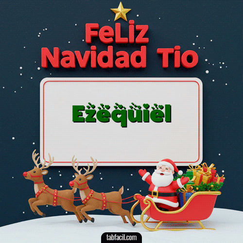 Feliz Navidad Ezequiel GIF