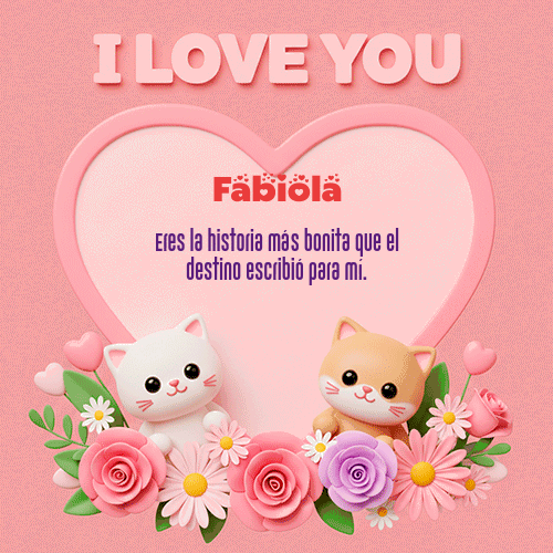 GIF de Fabiola - Te Amo!!!