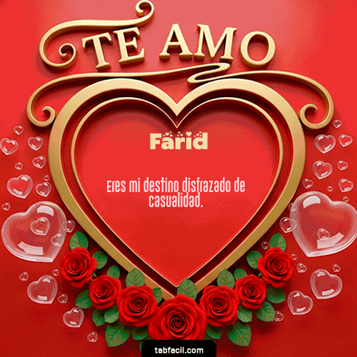 GIF de Farid - Te Amo
