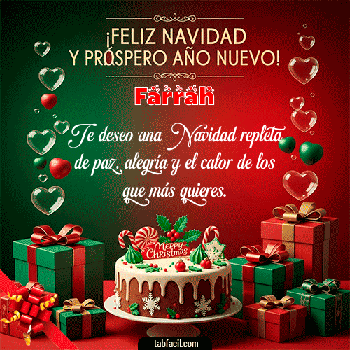 Feliz Navidad Farrah GIF