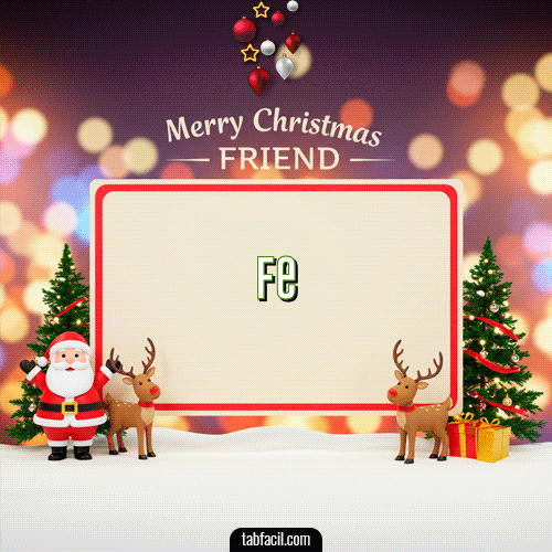 Feliz Navidad Fe GIF