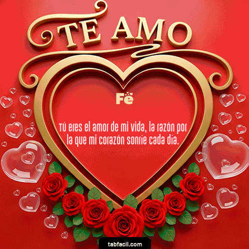 Feliz Dia Amor Fe GIF