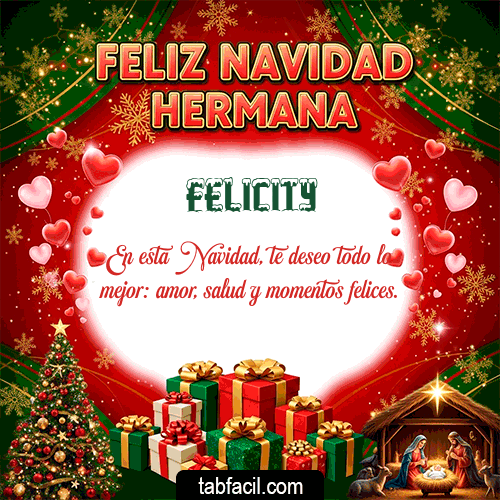 Feliz Navidad Felicity GIF