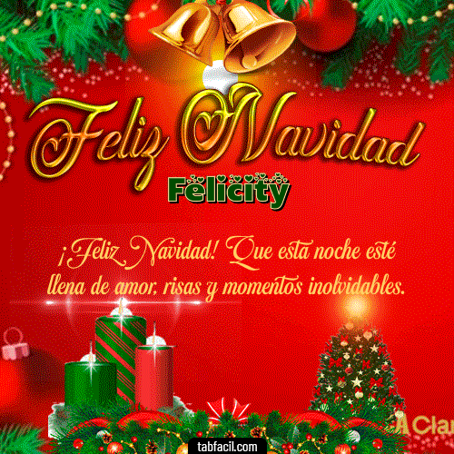 Feliz Navidad Felicity GIF