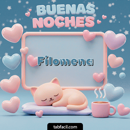Buenas Noches Filomena GIF