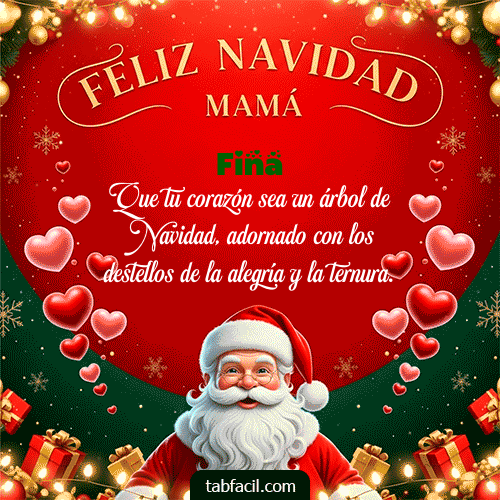 GIF de Fina - Feliz Navidad Mamá