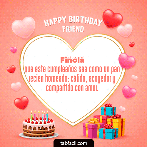 Feliz Cumpleaños Finola GIF