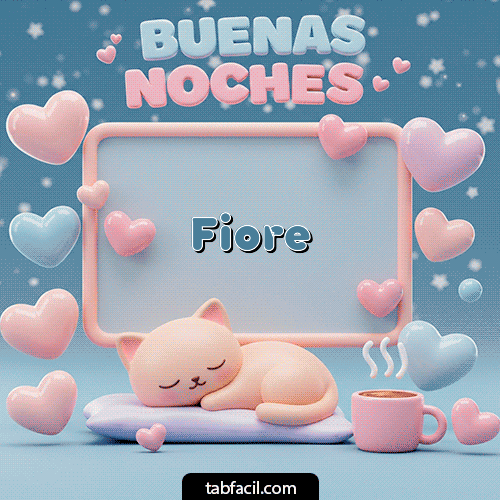 Buenas Noches Fiore GIF