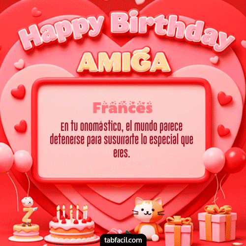 Ver GIF de 🍰 Happy BirthDay Amiga GIF de Frances - 🍰 Happy BirthDay Amiga
