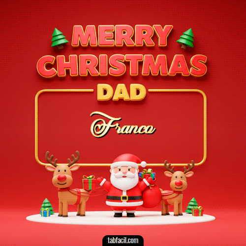 Feliz Navidad Franco GIF