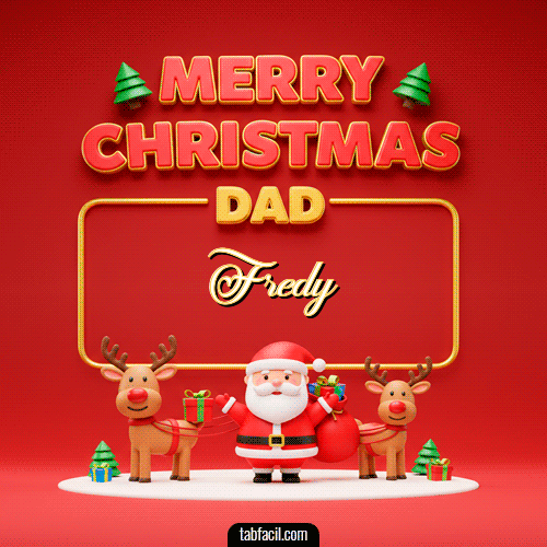Feliz Navidad Fredy GIF