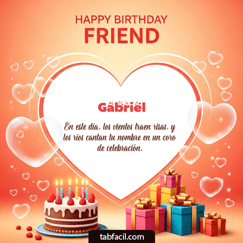 Feliz Cumpleaños Gabriel GIF