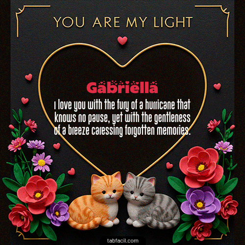 GIF de Gabriella - Tú eres mi luz