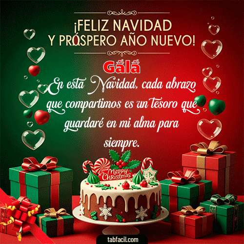 Feliz Navidad Gala GIF