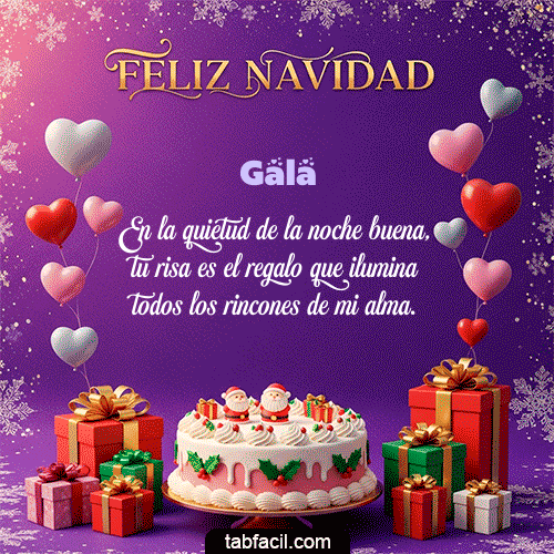 Feliz Navidad Gala GIF